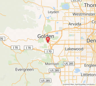 Map of 80401, Colorado