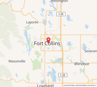 Map of 80525, Colorado