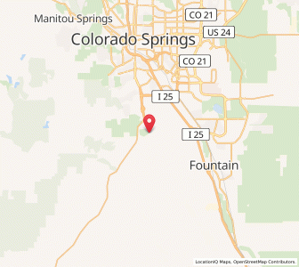 Map of 80902, Colorado