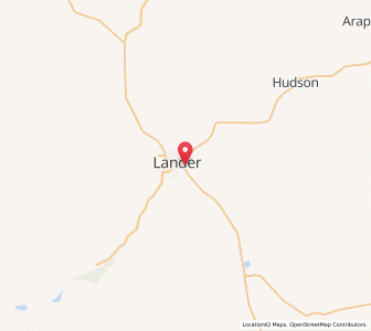 Map of 82520, Wyoming