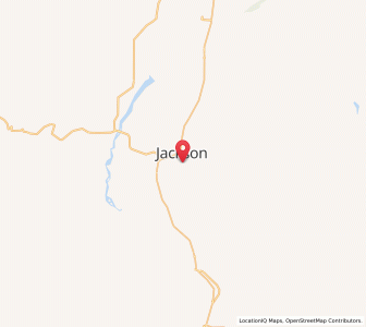 Map of 83001, Wyoming