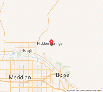 Map of 83703, Idaho