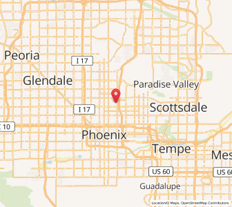 Map of 85014, Arizona