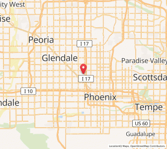 Map of 85017, Arizona