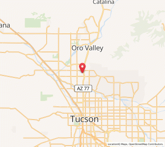 Map of 85704, Arizona