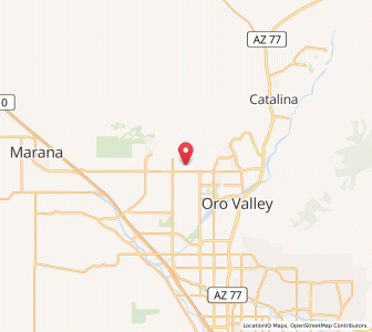 Map of 85742, Arizona