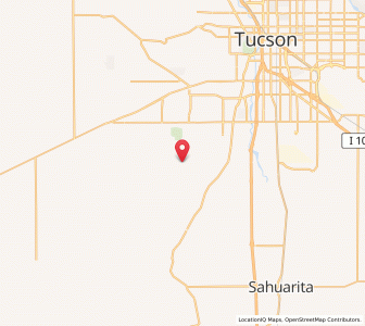Map of 85746, Arizona