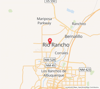 Map of 87124, New Mexico