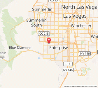 Map of 89113, Nevada