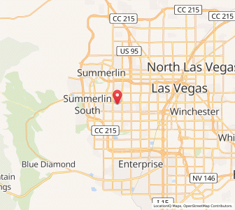 Map of 89117, Nevada