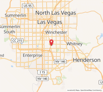 Map of 89119, Nevada