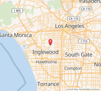 Map of 90043, California