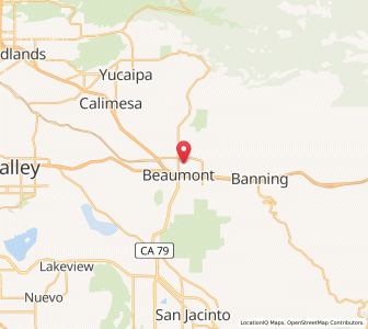 Map of 92223, California