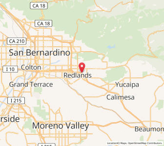 Map of 92374, California