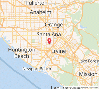 Map of 92707, California