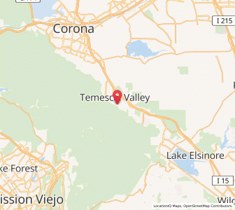 Map of 92883, California