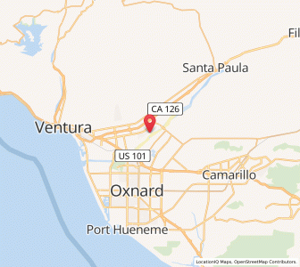 Map of 93004, California