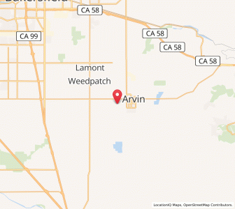 Map of 93307, California