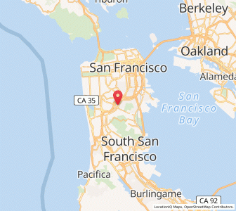 Map of 94112, California