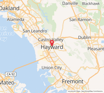 Map of 94541, California