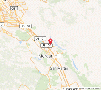Map of 95037, California