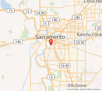 Map of 95818, California