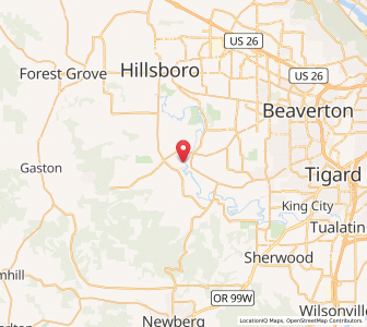 Map of 97123, Oregon