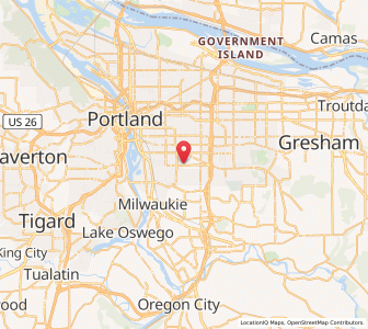 Map of 97206, Oregon