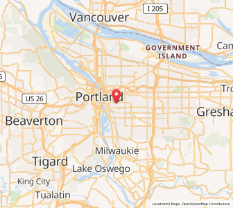 Map of 97214, Oregon