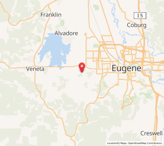 Map of 97402, Oregon