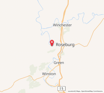 Map of 97470, Oregon