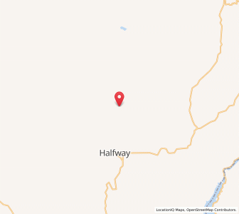 Map of 97834, Oregon