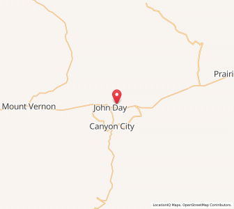 Map of 97845, Oregon