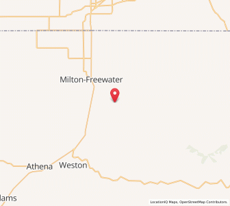Map of 97862, Oregon