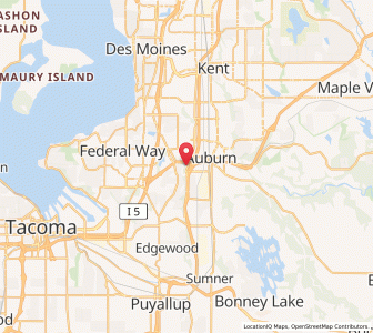 Map of 98001, Washington