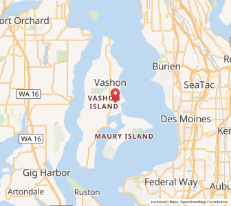 Map of 98070, Washington