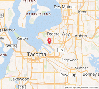 Map of 98422, Washington