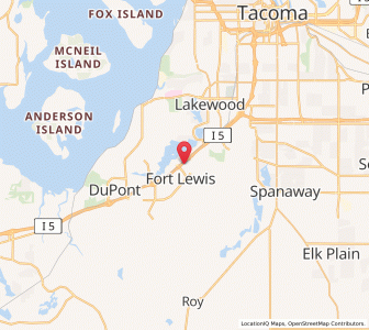 Map of 98492, Washington