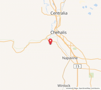 Map of 98532, Washington