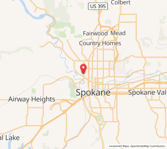 Map of 99205, Washington