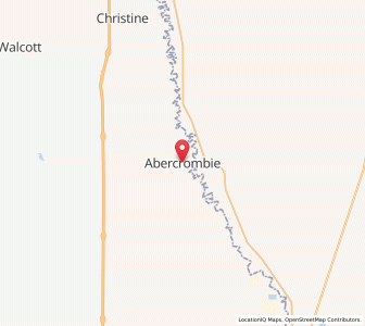 Map of Abercrombie, North Dakota