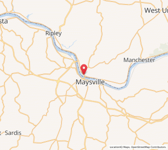 Map of Aberdeen, Ohio