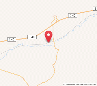 Map of Adamana, Arizona