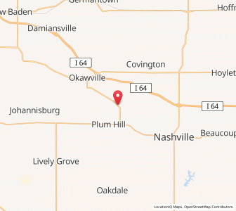 Map of Addieville, Illinois