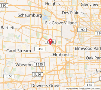 Map of Addison, Illinois
