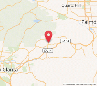 Map of Agua Dulce, California