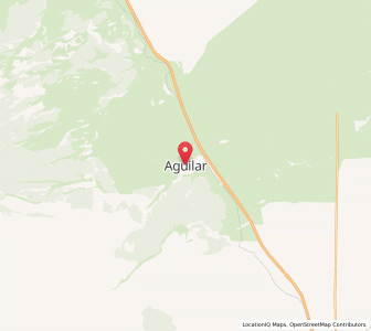 Map of Aguilar, Colorado