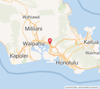 Map of ʻAiea, Hawaii