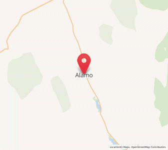Map of Alamo, Nevada