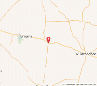 Map of Alapaha, Georgia